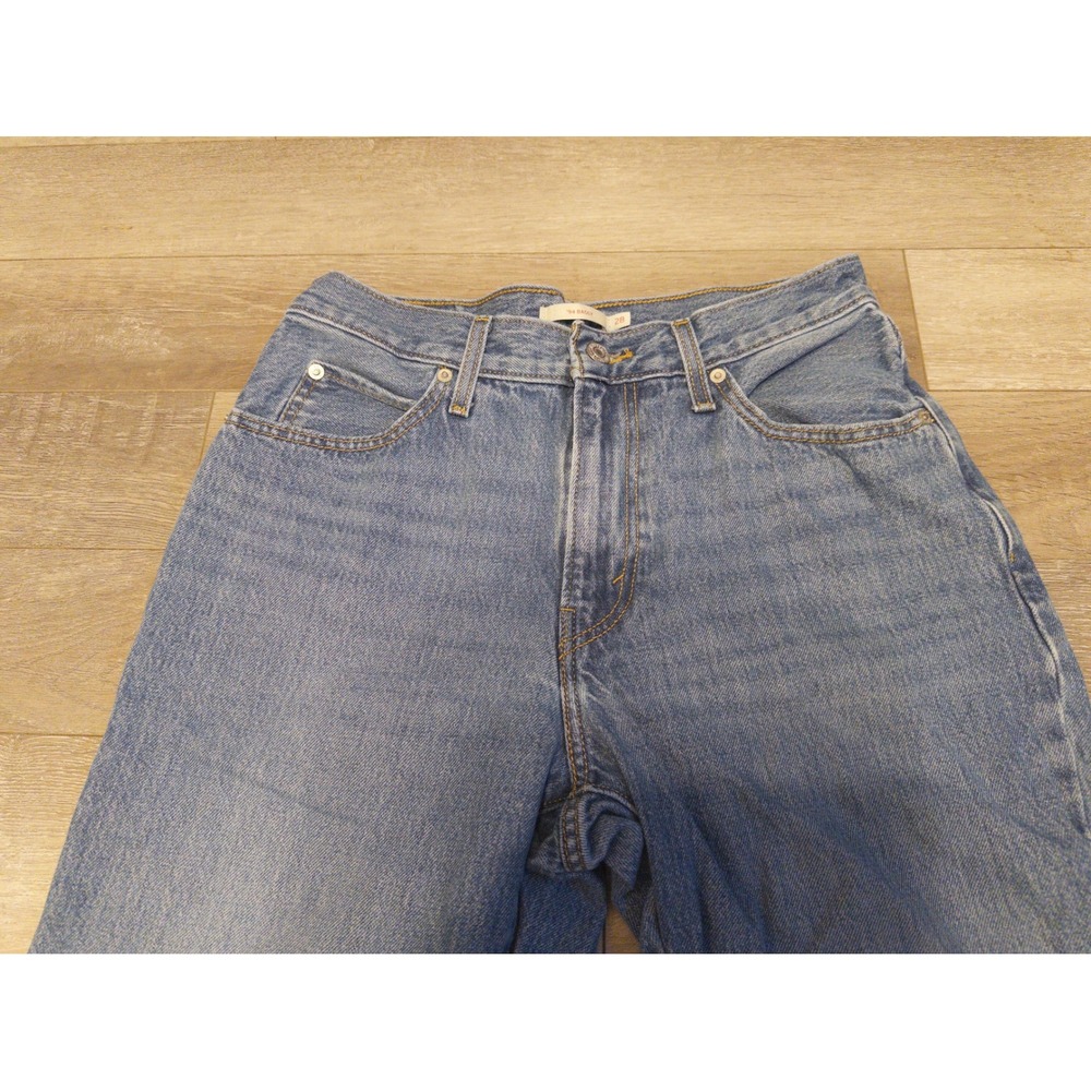 Levi's 94 Baggy Jeans Women 28x31 High Rise Straight Leg Light Wash - Picture 3 of 11